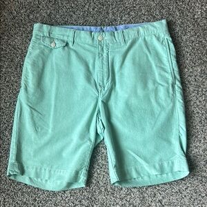 Ralph Lauren Green Flat Front Shorts